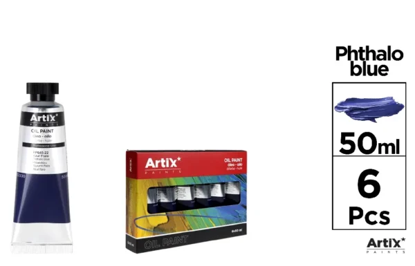 ARTIX PITTURA AD OLIO PROF. 50ML BLU FTALO