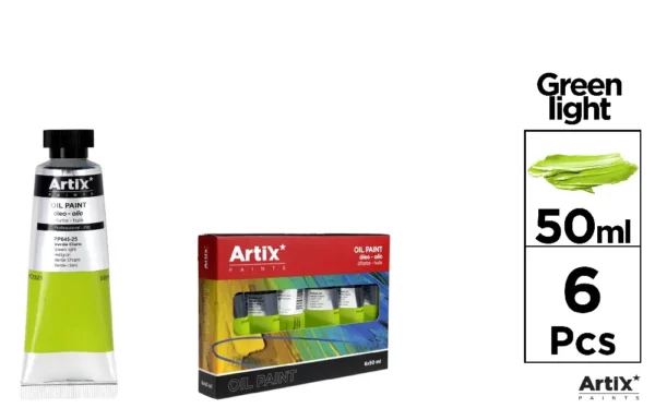 ARTIX PITTURA AD OLIO PROF. 50ML VERDE CHIARO