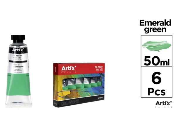 ARTIX PITTURA AD OLIO PROF. 50ML VERDE SMERALDO