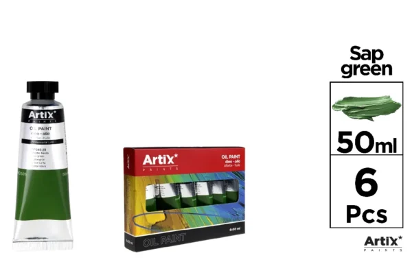 ARTIX PITTURA AD OLIO PROF. 50ML VERDE LINFA