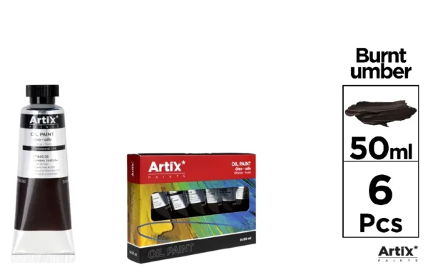 ARTIX PITTURA AD OLIO PROF. 50ML MARRONE CHIARO
