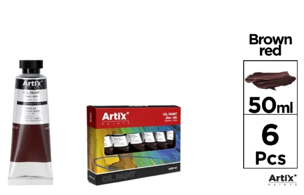 ARTIX PITTURA AD OLIO PROF. 50ML MARRONE ROSSAST