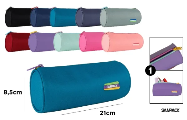 SAMPACK ASTUCCIO ROTONDO CON ZIP SINGOLA