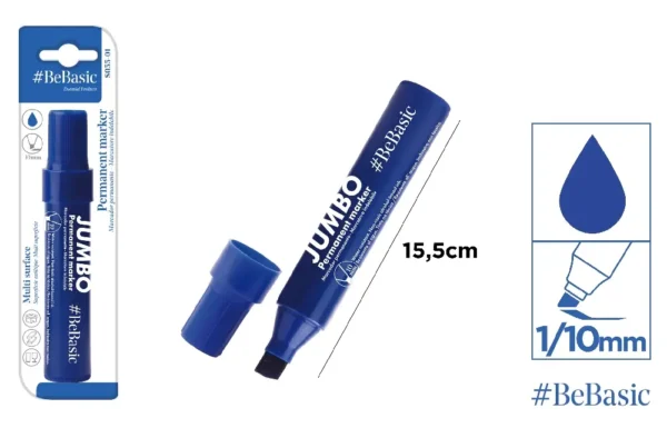 BEBASIC MARCATORE PERMANENTE 10MM BLU