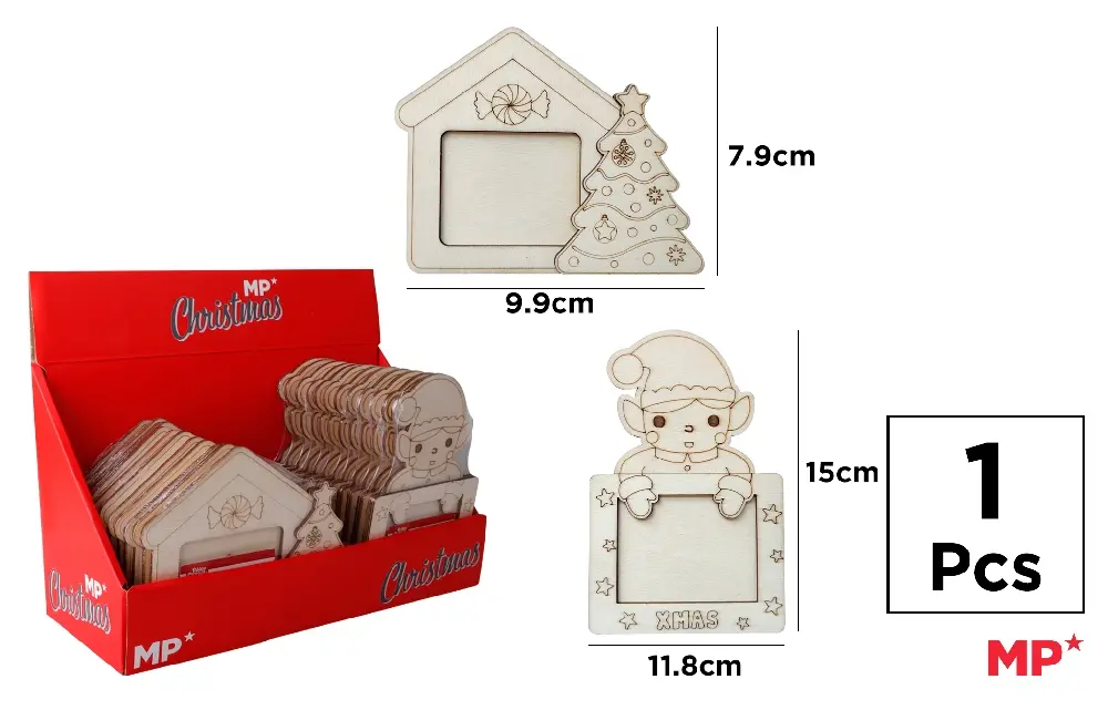 MP CORNICE PER FOTO NATALIZIA IN LEGNO