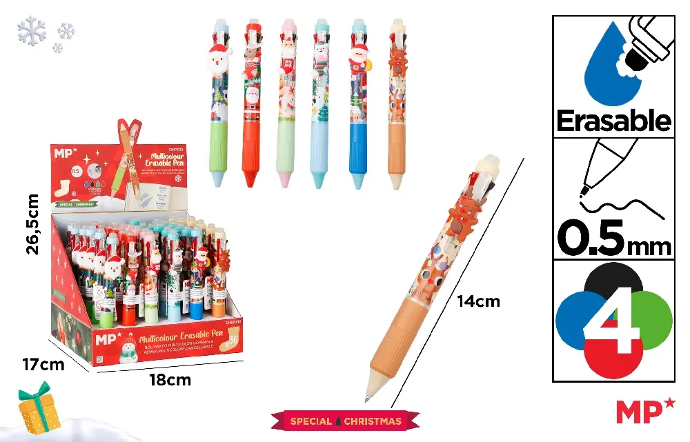MP PENNA CANCELLABILE A 4 COLORI