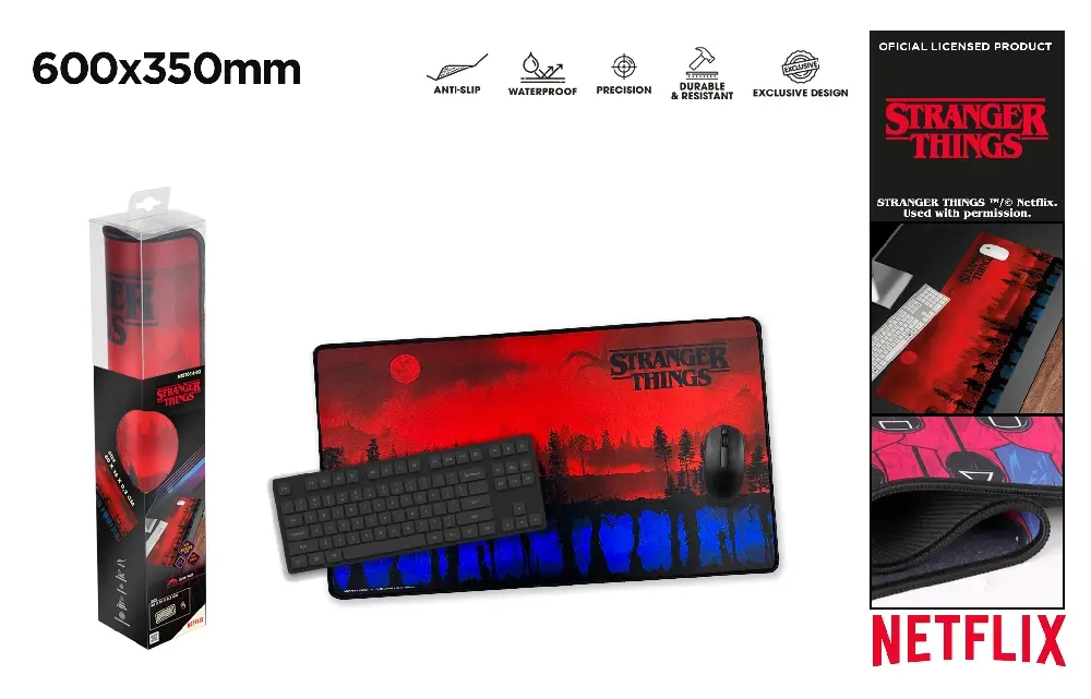 NETFLIX TAPPETINA DA SCRIVANIA 60x35 cm x 3 mm