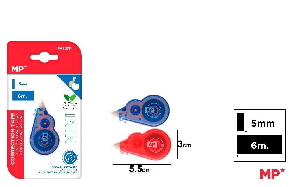 MP MINI CORRETTORE A NASTRO 5MM X 6M