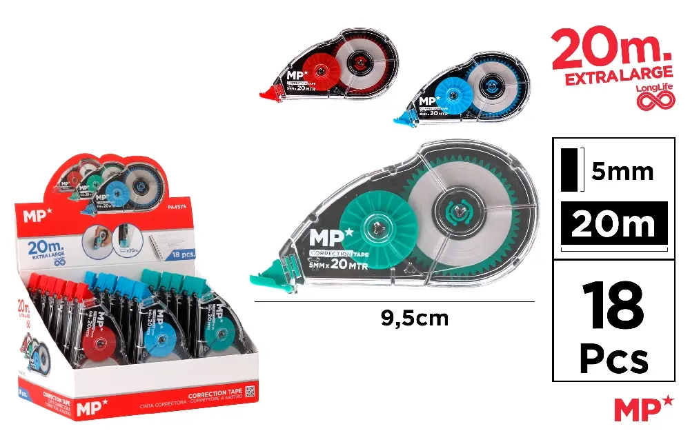 MP CORRETTORE A NASTRO 5MM X 20M