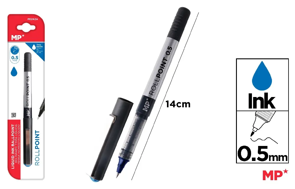 MP PENNA INCHIOSTRO LIQUIDO G5 0.5MM BLU