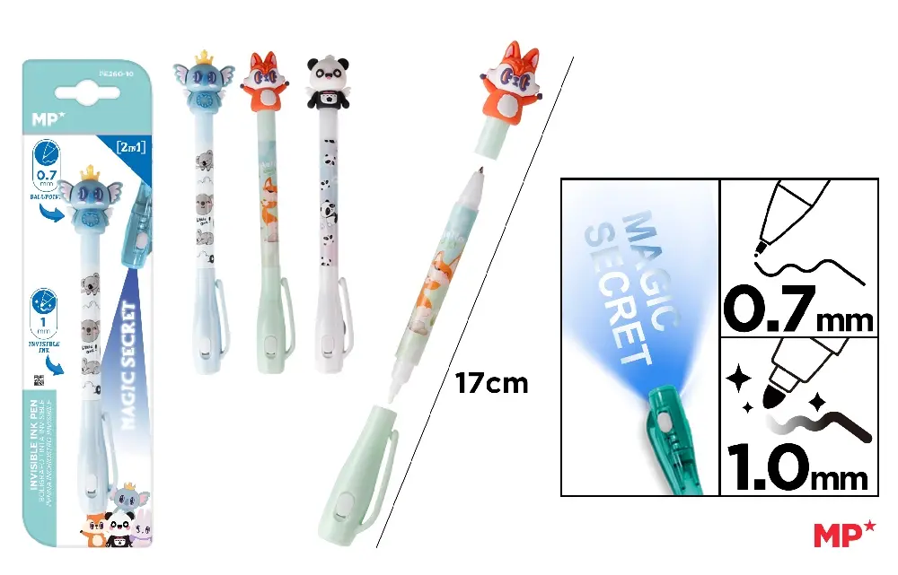 MP PENNA INCHIOSTRO INVISIBILE DOPPIA PUNTA