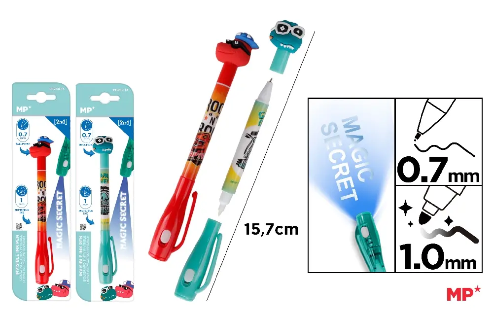 MP PENNA INCHIOSTRO INVISIBILE DOPPIA PUNTA