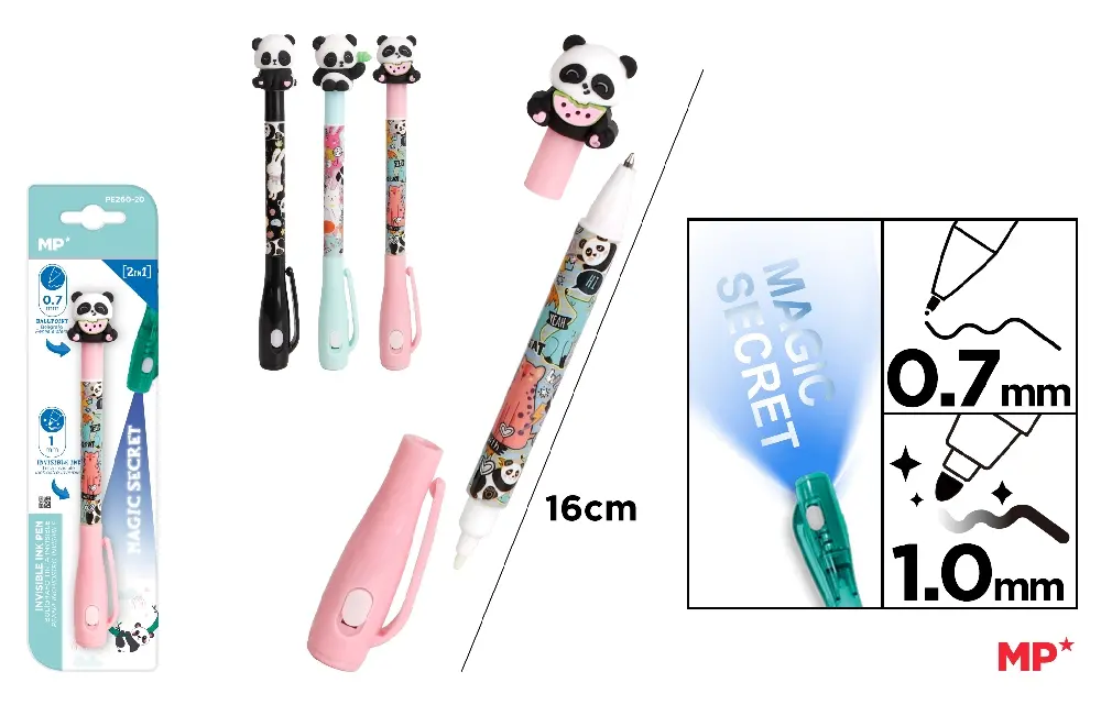 MP PENNA INCHIOSTRO INVISIBILE DOPPIA PUNTA