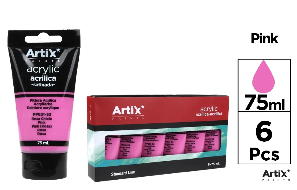 ARTIX PITTURA ACRILICA 75ML ROSA