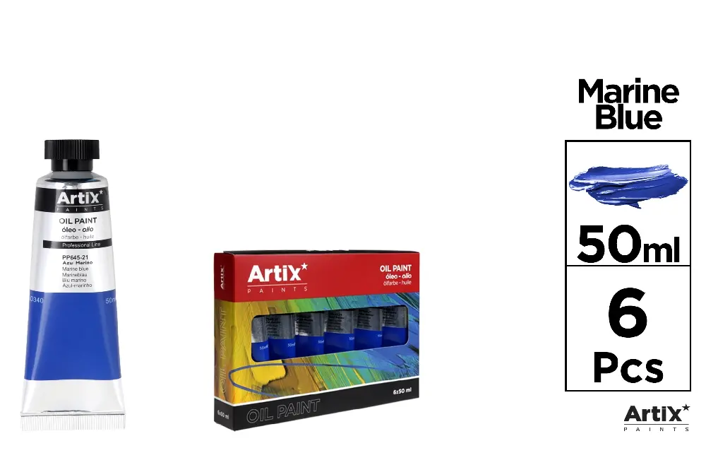 ARTIX PITTURA AD OLIO PROF. 50ML BLU MARINO