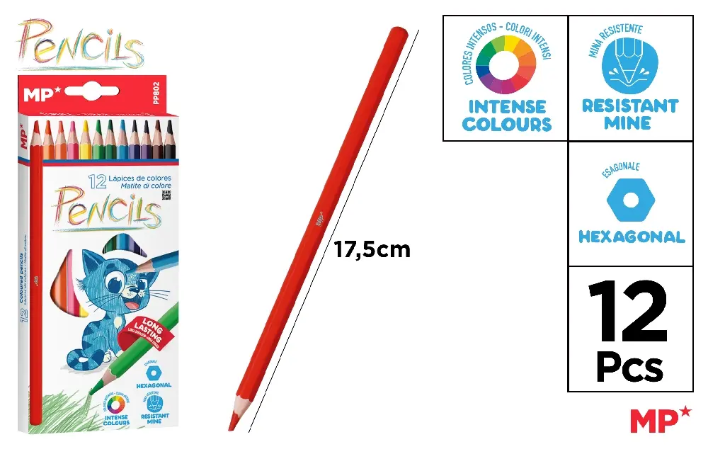 MP MATITE COLORATE CONF. 12 COLORI