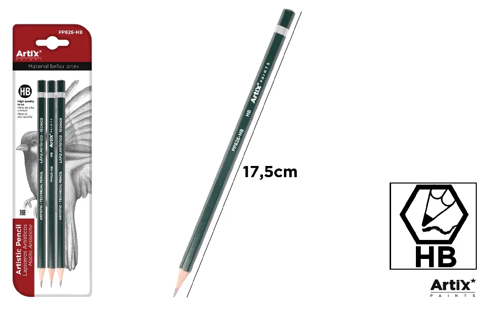 ARTIX MATITA ARTISTICA HB 3PZ