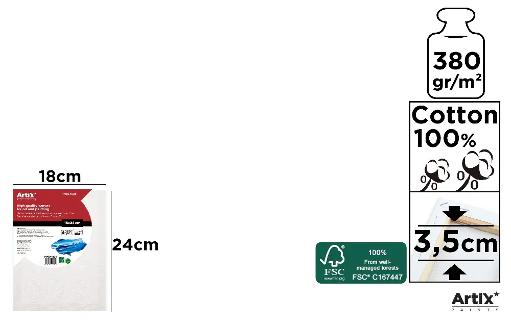 ARTIX TELA 18X24X3.5CM