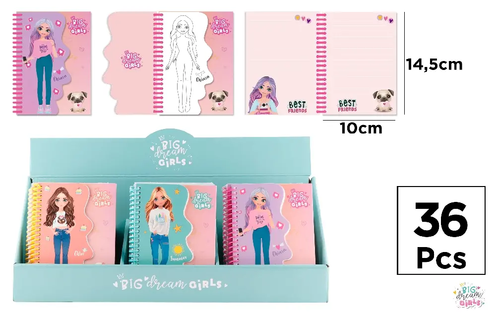 BDG TACCUINO SPIRALATO COP. CARTONATA 14.5*10CM