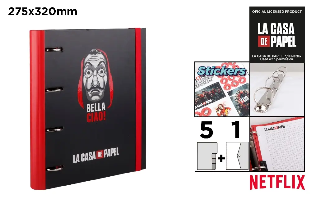 #NETFLIX RACC. CARPEBLOCK 4 ANELLI Fº CON RICARICA