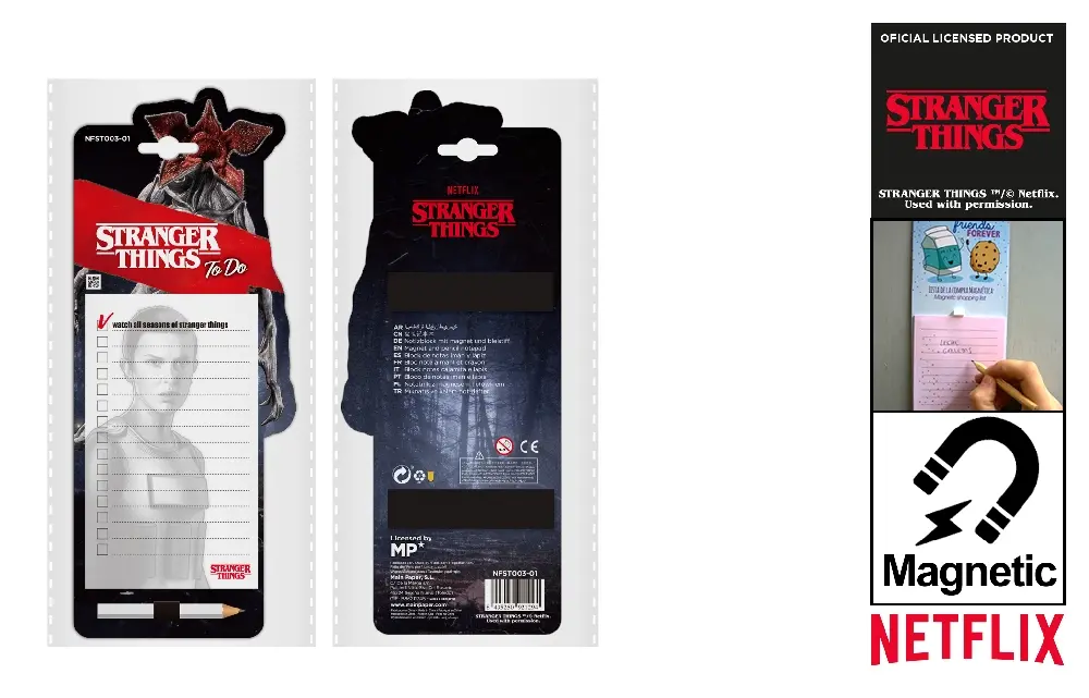 #NETFLIX BLOCCO NOTE MAGNETICO CON MATITA