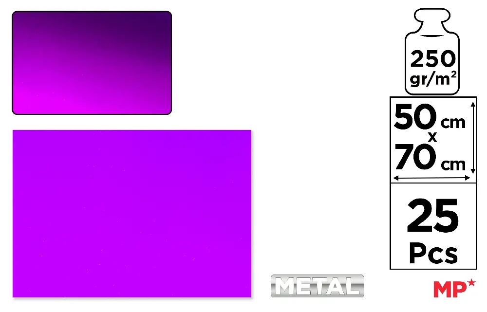 #MP CARTONCINO METAL 70X50CM 250G VIOLA