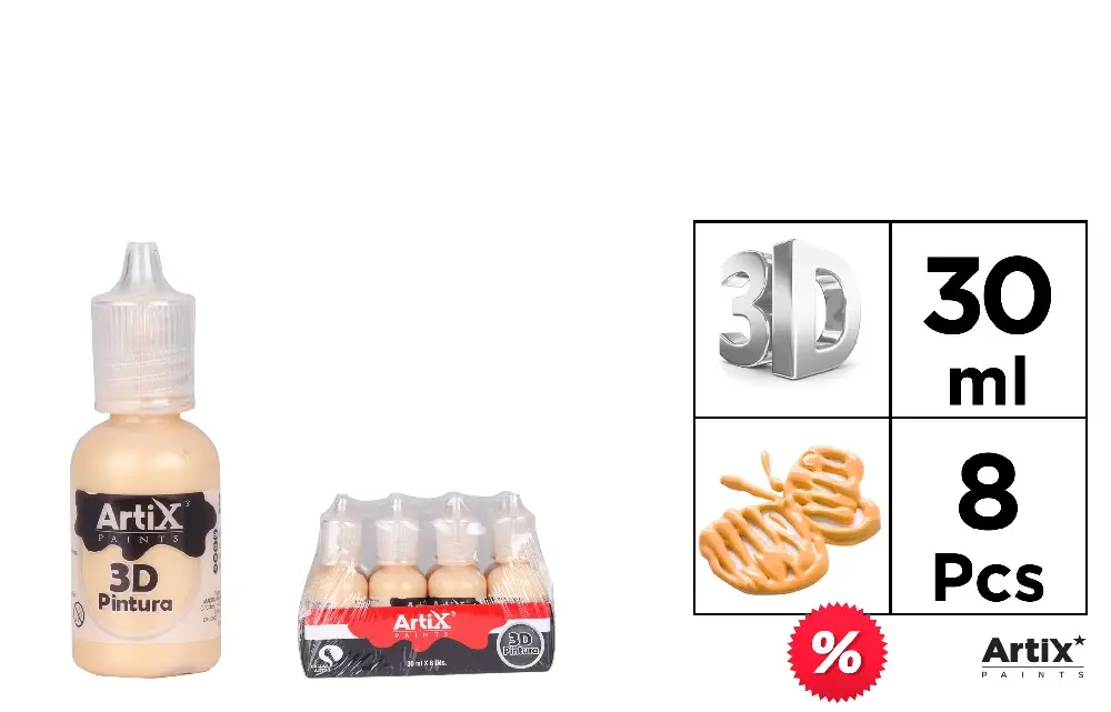 #ARTIX PITTURA 3D 30ML OCRA